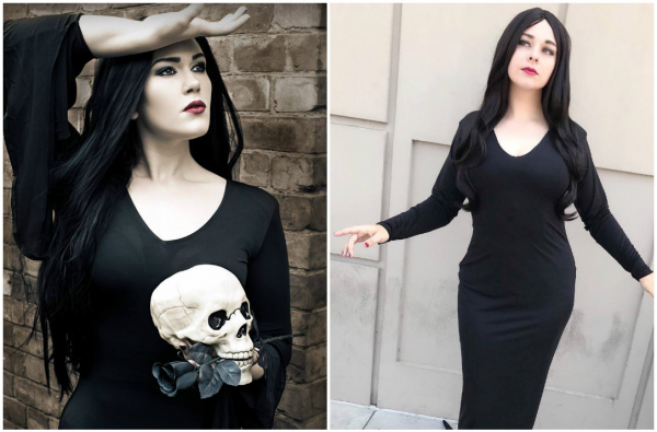 12 крутых костюмов на Хэллоуин, для которых нужно только черное платье