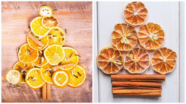Новогодний декор из апельсинов — 12 идей с фото