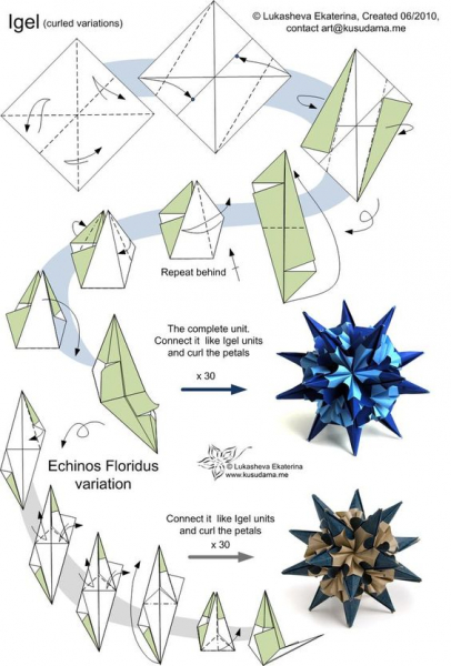 Модульное оригами: что это, виды и схемы для начинающих